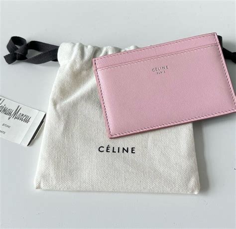 pink celine card holder|celine card holder women.